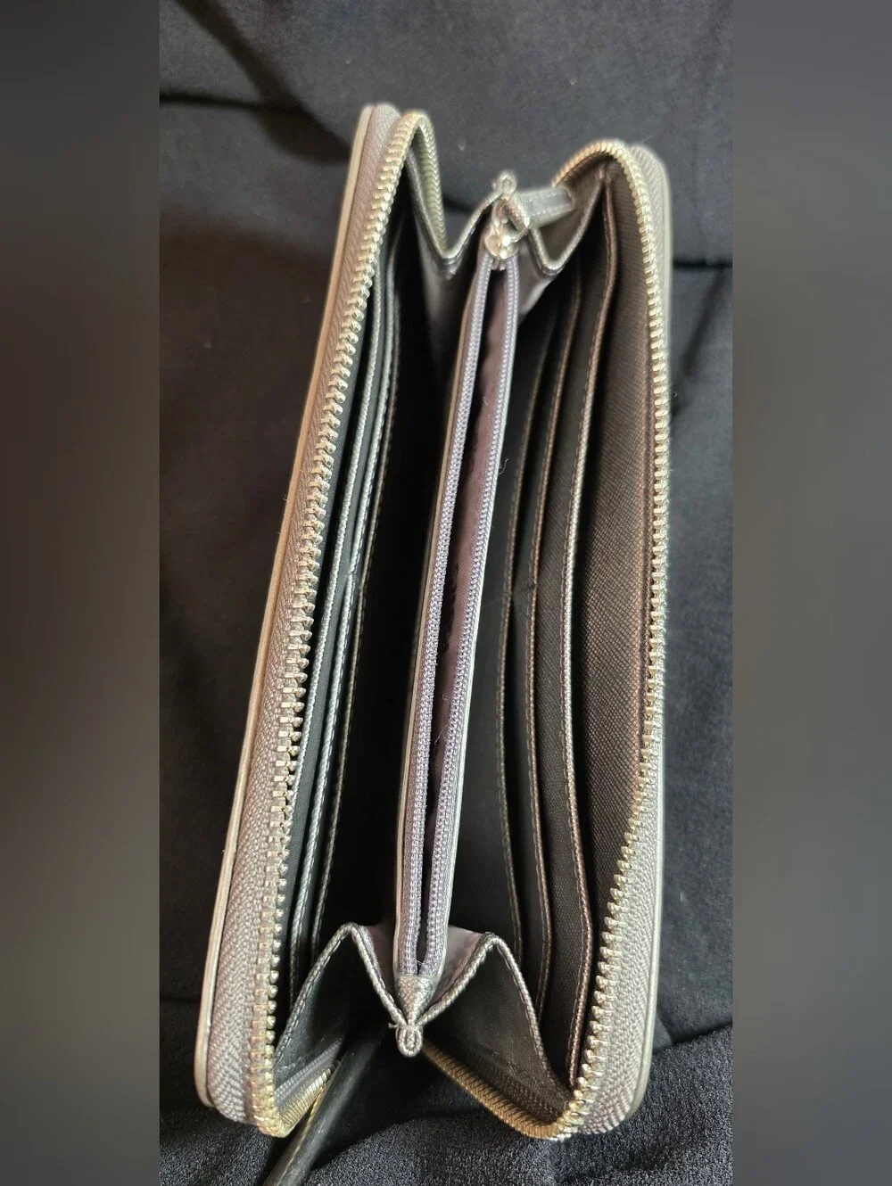 Michael Kors Metallic Silver Embossed Wallet